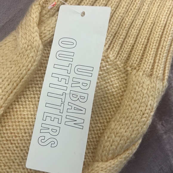 Urban outfitters made by Out From Under yellow long sleeve turtleneck sweater - Picture 3 of 6